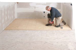 3. Preparing the Plywood Subfloor